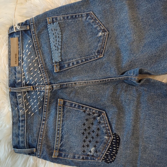 GRLFRND Helena High-rise Straight Crop Jeans - Picture 3 of 10